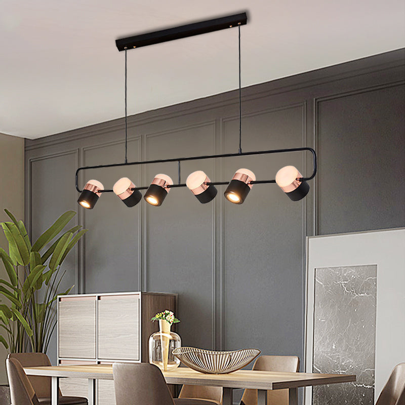 Hedendaagse stijl Cilinder Island Lighting Metal Island Lighting Ideas