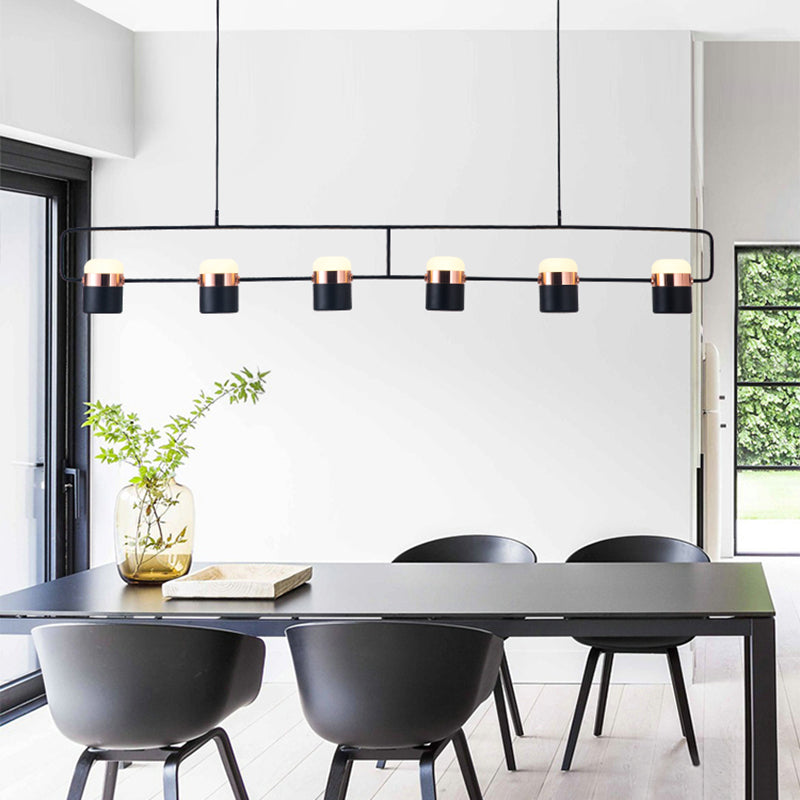 Hedendaagse stijl Cilinder Island Lighting Metal Island Lighting Ideas