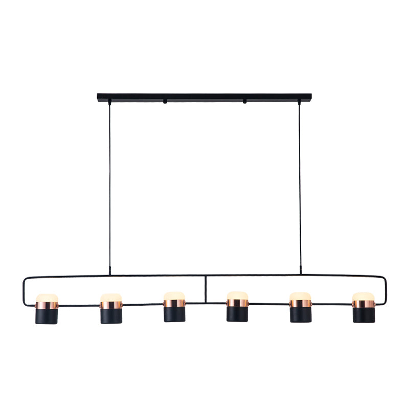 Hedendaagse stijl Cilinder Island Lighting Metal Island Lighting Ideas