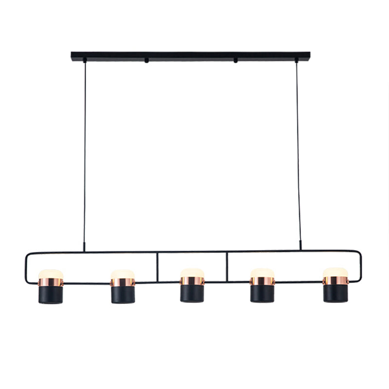Hedendaagse stijl Cilinder Island Lighting Metal Island Lighting Ideas