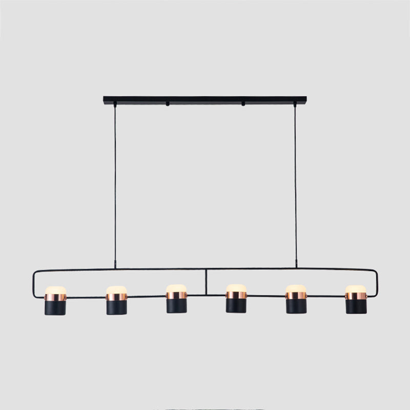 Hedendaagse stijl Cilinder Island Lighting Metal Island Lighting Ideas