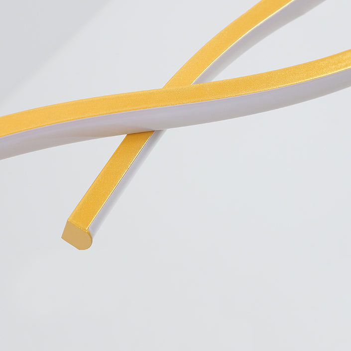 Moderner Stil linearer Inselleuchten Metall 2- Hellinselanhänger Leuchten