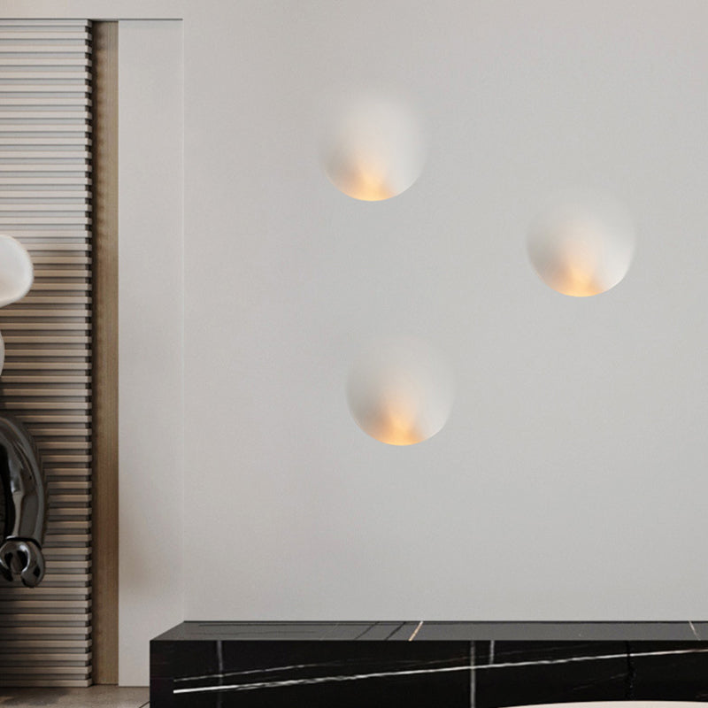 Gips eingebettete LED -Wandleuchten stilvolle minimalistische weiße Wandleuchte für den Flur