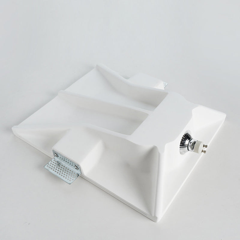 Gips eingebettete LED -Wandleuchten stilvolle minimalistische weiße Wandleuchte für den Flur