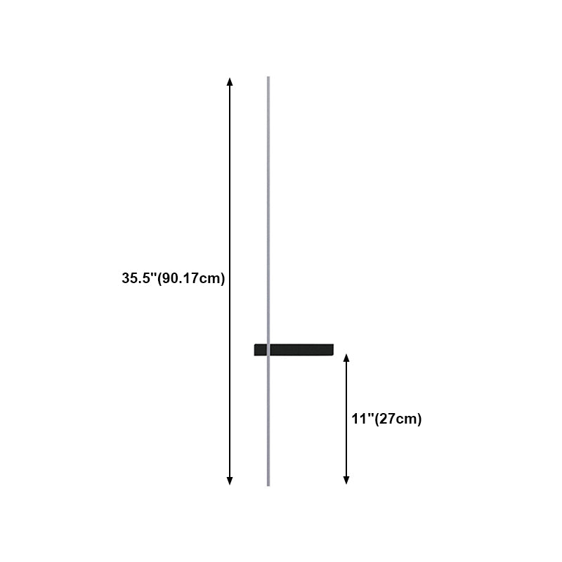 Rotatable Linear Wall Sconce Light Fixture Simplicity Metal Stairs LED Wall Lamp