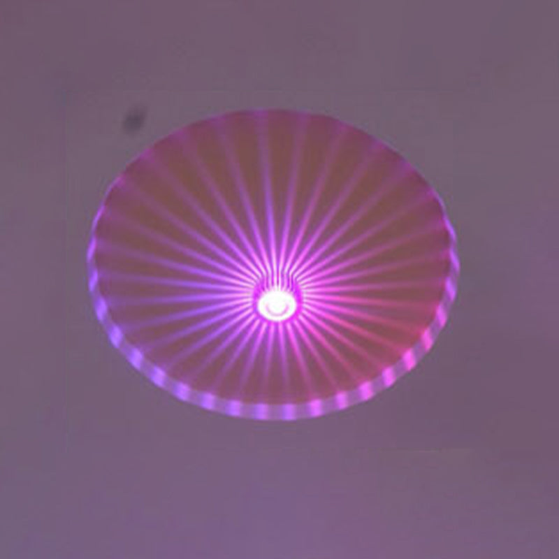 Sunflower Effect RGB Flush Light Fixtures Modern Aluminum LED Flush Ceiling Light