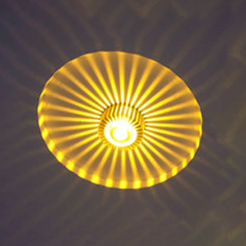 Sunflower Effect RGB Flush Light Fixtures Modern Aluminum LED Flush Ceiling Light