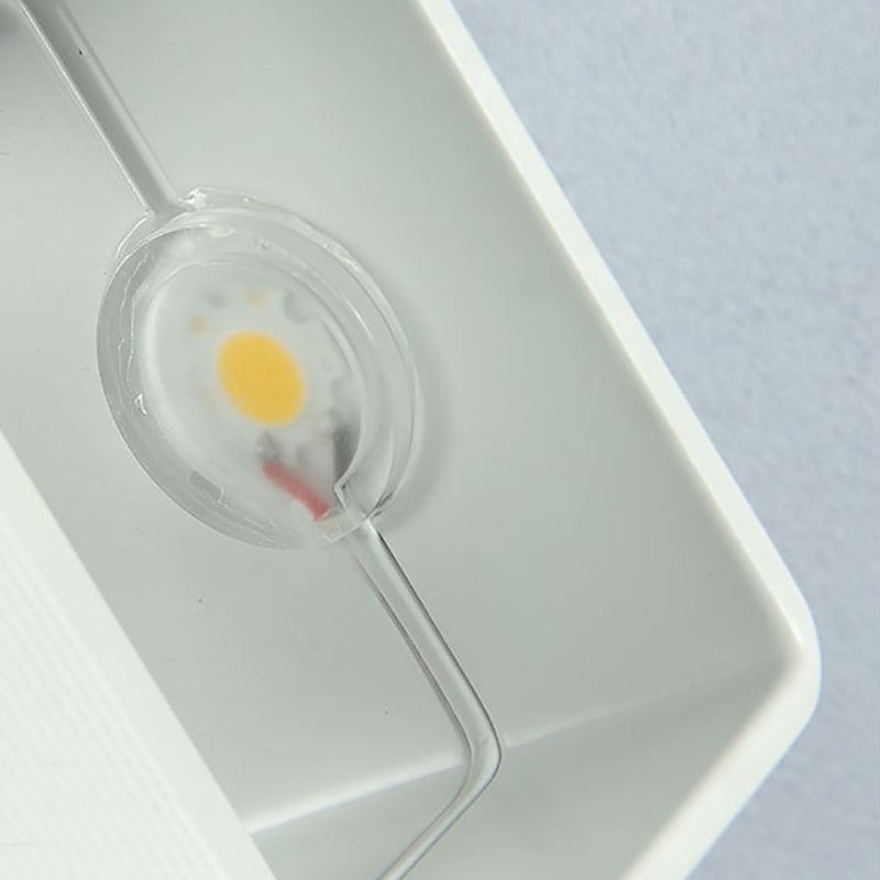 Rectangular Staircase LED Wall Lamp Aluminum Macaron Style Wall Washer Sconce