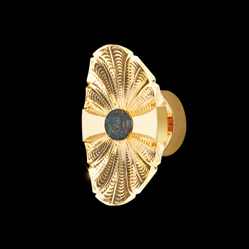 Luz lujosa LED LED LIGHT POSTMODERN METAL ORO Sala de estar Luz de la pared de la pared