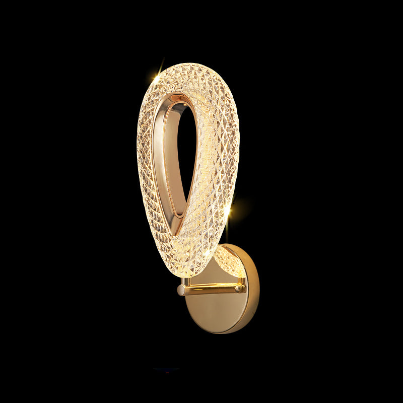 Luz lujosa LED LED LIGHT POSTMODERN METAL ORO Sala de estar Luz de la pared de la pared