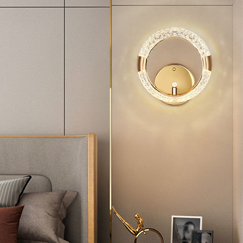 Luz lujosa LED LED LIGHT POSTMODERN METAL ORO Sala de estar Luz de la pared de la pared