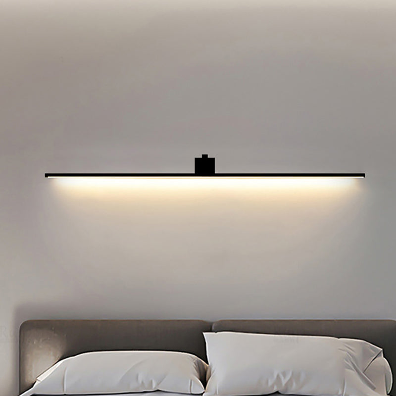 Metal Rectilinear LED Vanity Light Simplicity Bathroom Sconce Light Fixture