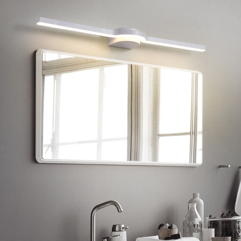 Linear LED Vanity Mirror Light Simple Stylish Metal Bathroom Wall Light