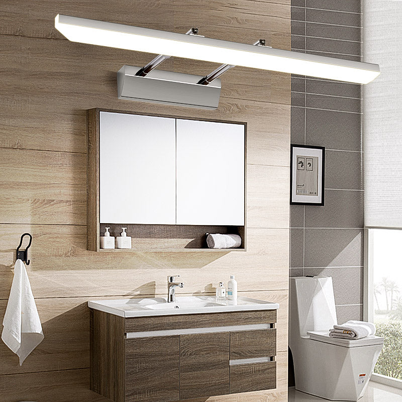 Stretchable Bathroom LED Vanity Wall Light Contemporary Linear Wall Sconce Lighting