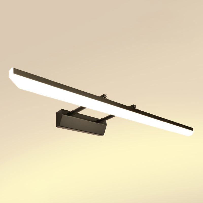 Stretchable Bathroom LED Vanity Wall Light Contemporary Linear Wall Sconce Lighting