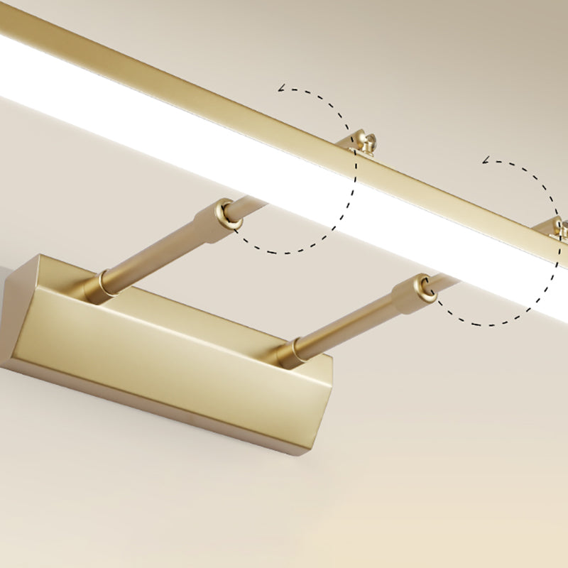 Stretchable Bathroom LED Vanity Wall Light Contemporary Linear Wall Sconce Lighting