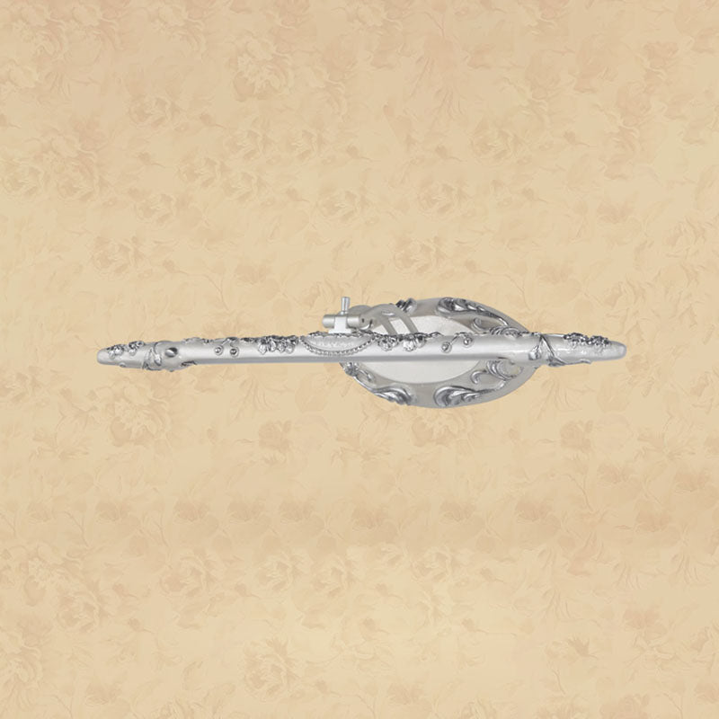 Traditional Carved Vanity Wall Light Adjustable Resin LED Sconce Light