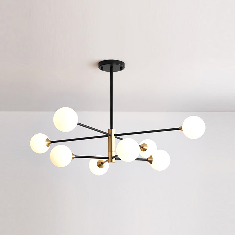 Luminaires de pendentif métallique de forme sphérique