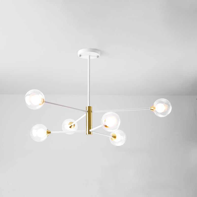 Luminaires de pendentif métallique de forme sphérique