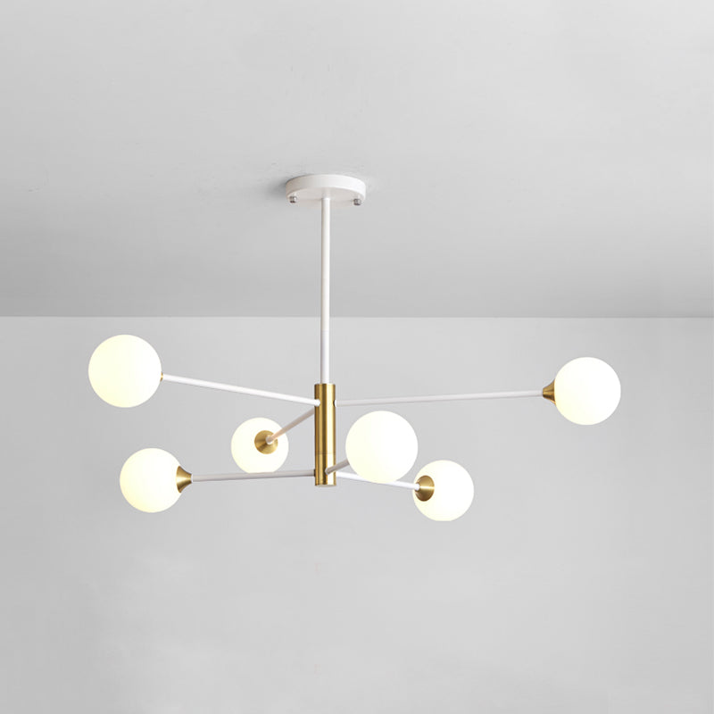 Luminaires de pendentif métallique de forme sphérique