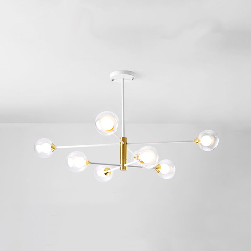 Luminaires de pendentif métallique de forme sphérique