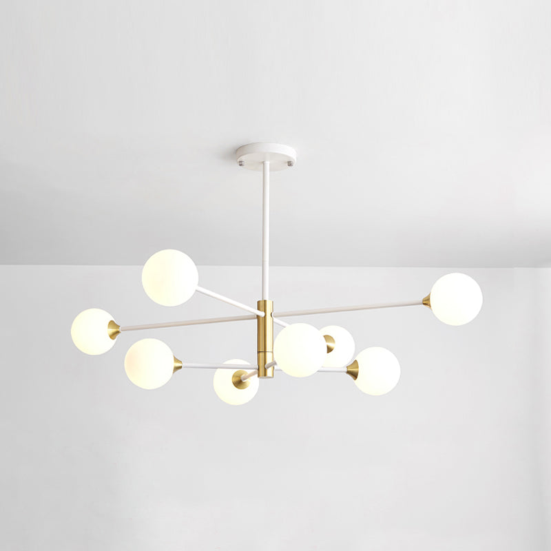 Luminaires de pendentif métallique de forme sphérique