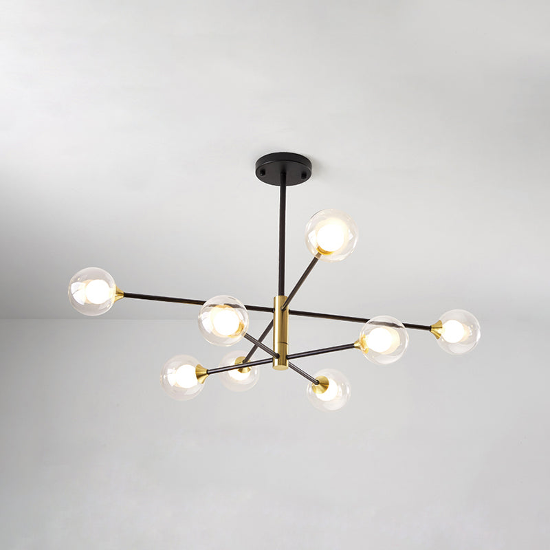 Luminaires de pendentif métallique de forme sphérique