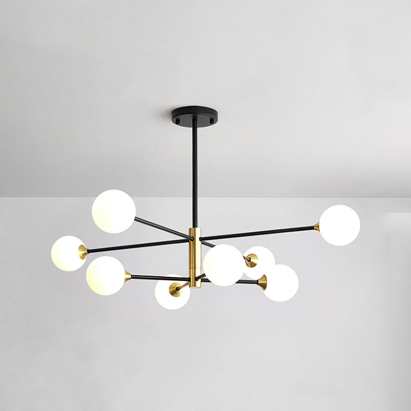 Luminaires de pendentif métallique de forme sphérique