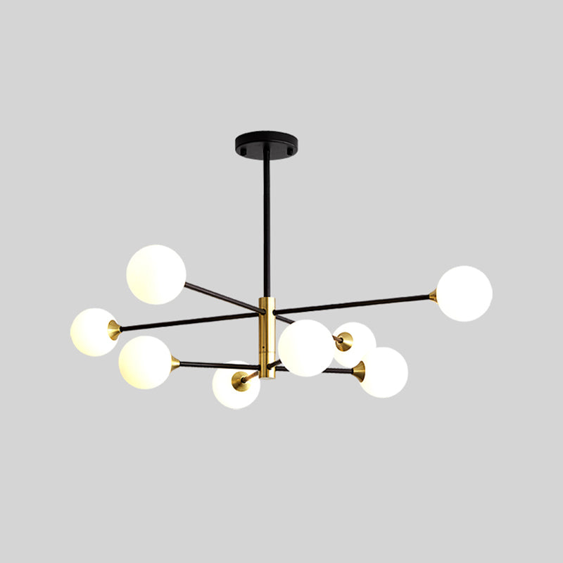 Luminaires de pendentif métallique de forme sphérique