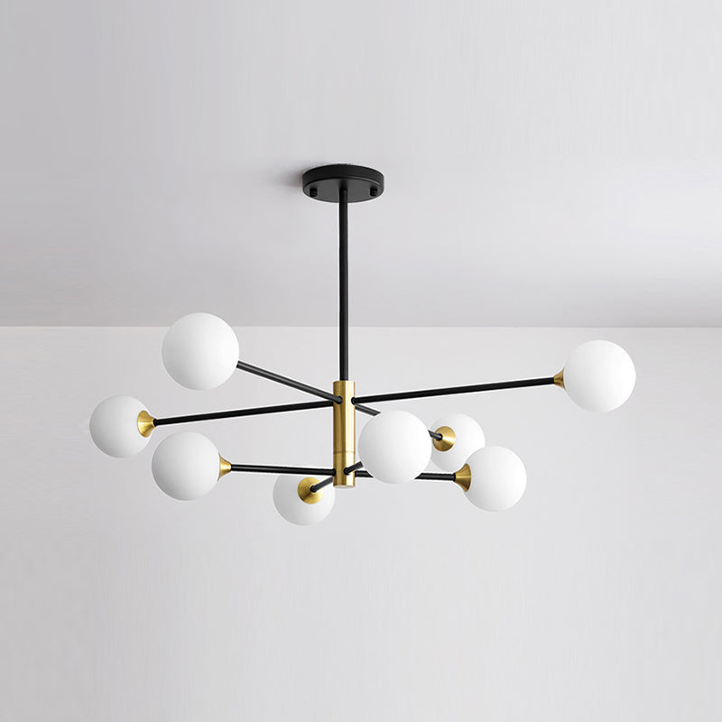 Luminaires de pendentif métallique de forme sphérique