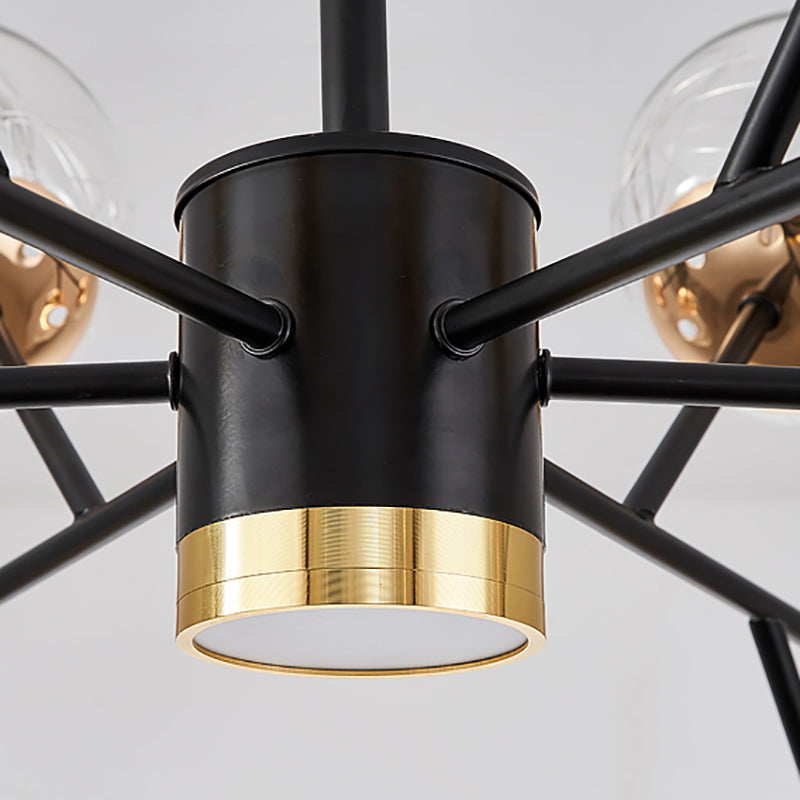 Luminaires de pendentif en verre sphérique