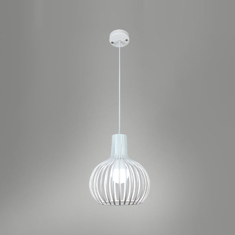 Lampada a sospensione sferica in stile loft 1 lampada a sospensione del soffitto in metallo lampadina