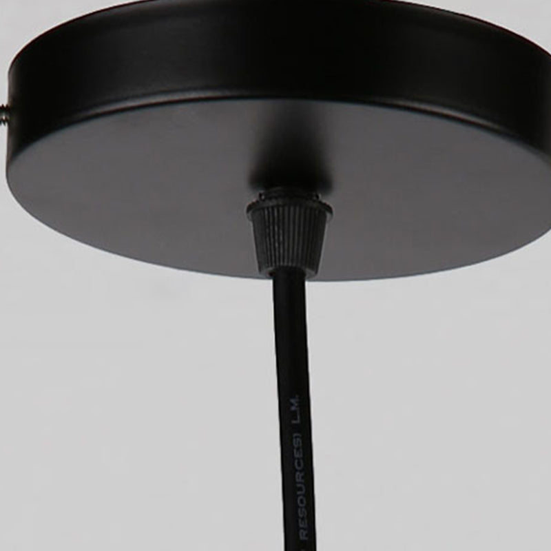 Cage a sospensione a sospensione Vintage Black Metal Suspension Accensione