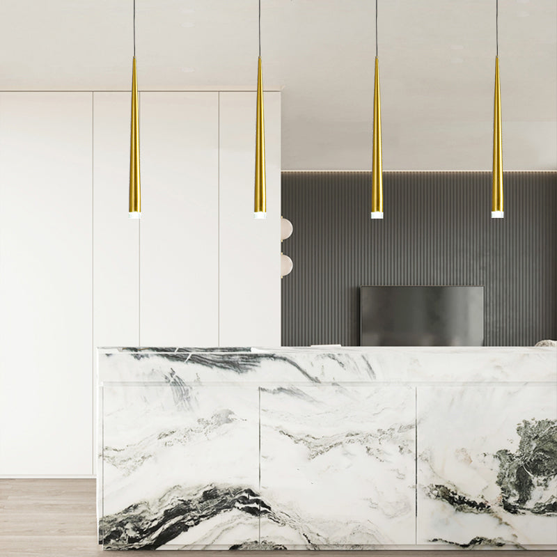 Metal Geometric Shape Hanging Light Modern Style Multi Lights Hanging Light Mount Fixture