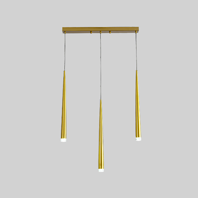 Metal Geometric Shape Hanging Light Modern Style Multi Lights Hanging Light Mount Fixture