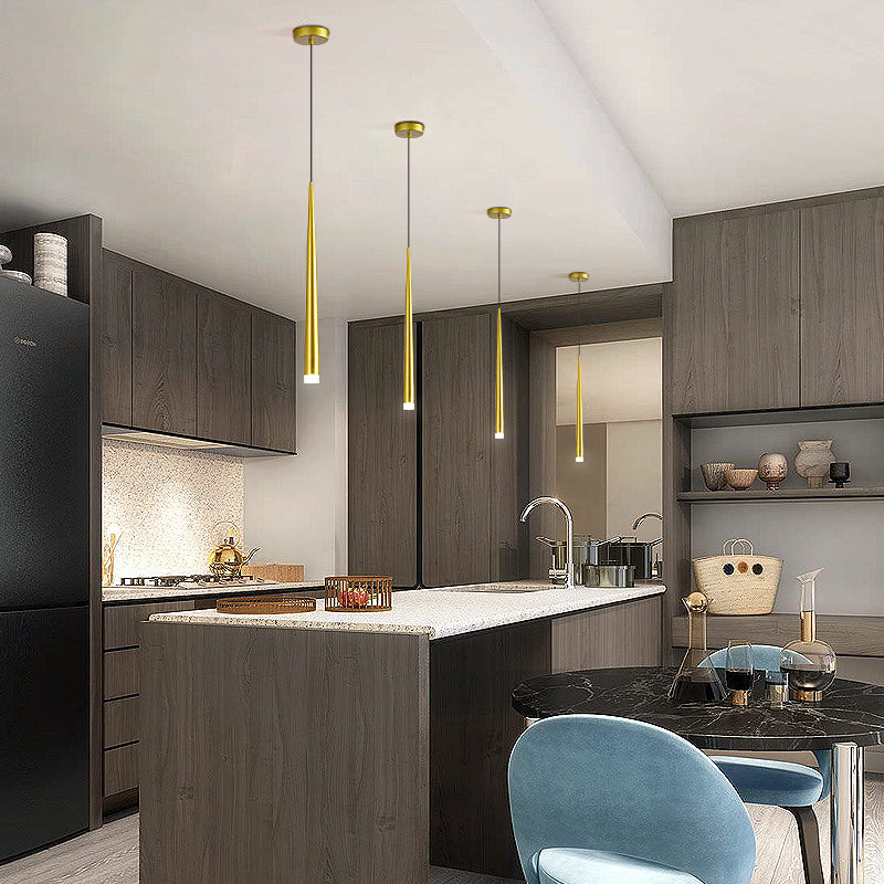 Metal Geometric Shape Hanging Light Modern Style Multi Lights Hanging Light Mount Fixture