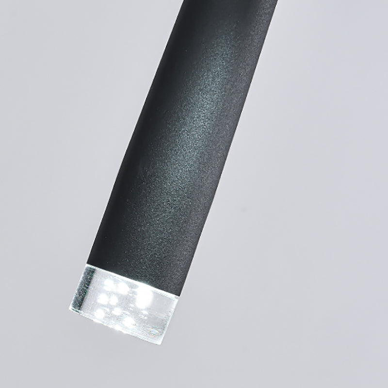 Metal Geometric Shape Hanging Light Modern Style Multi Lights Hanging Light Mount Fixture