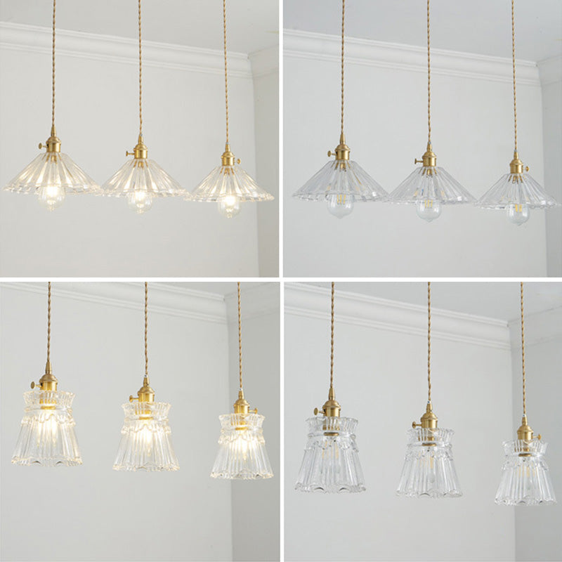 Nordic Pendant Ceiling Light Glass Dining Room Hanging Light Fixture