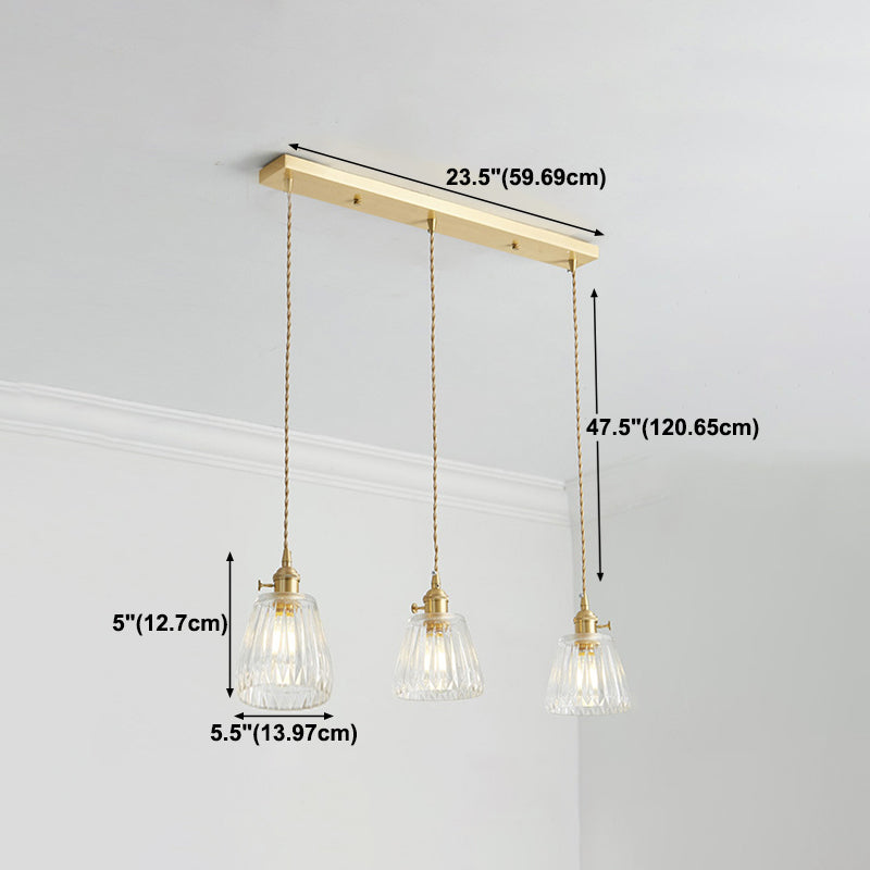 Nordic Pendant Ceiling Light Glass Dining Room Hanging Light Fixture