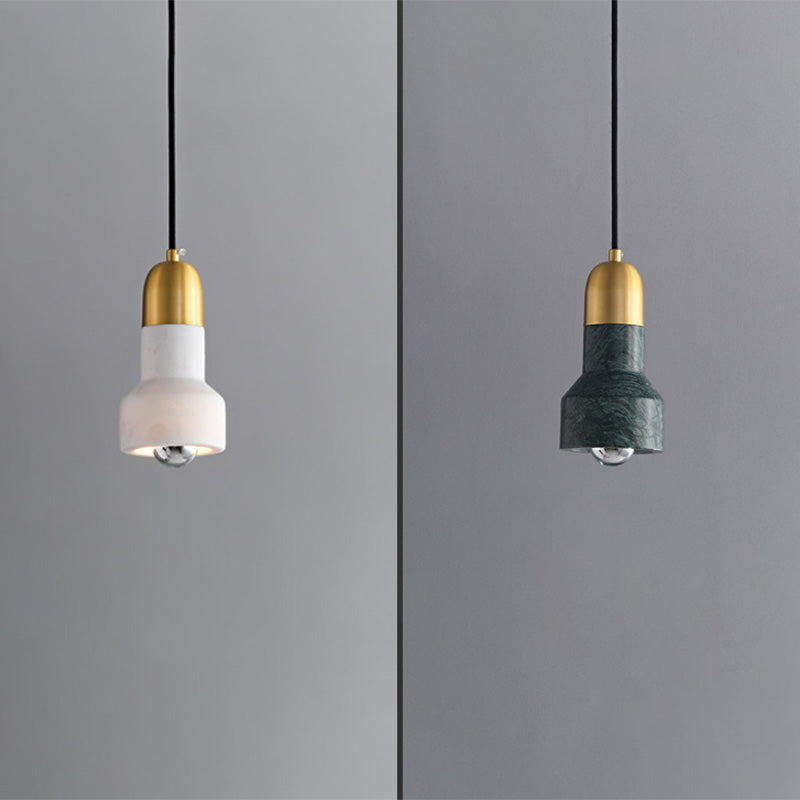 Plateau de luminaire en pierre simple style suspendu suspendu