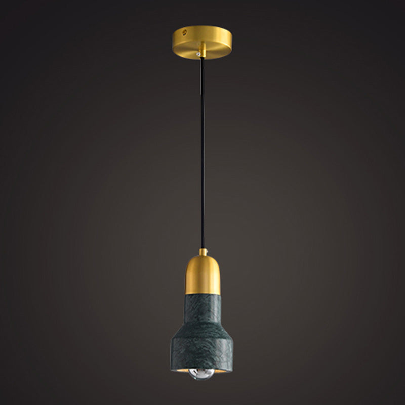 Plateau de luminaire en pierre simple style suspendu suspendu