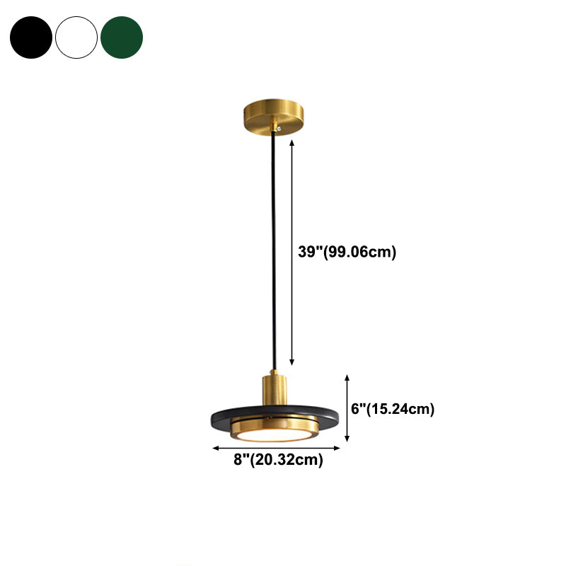 Plateau de luminaire en pierre simple style suspendu suspendu