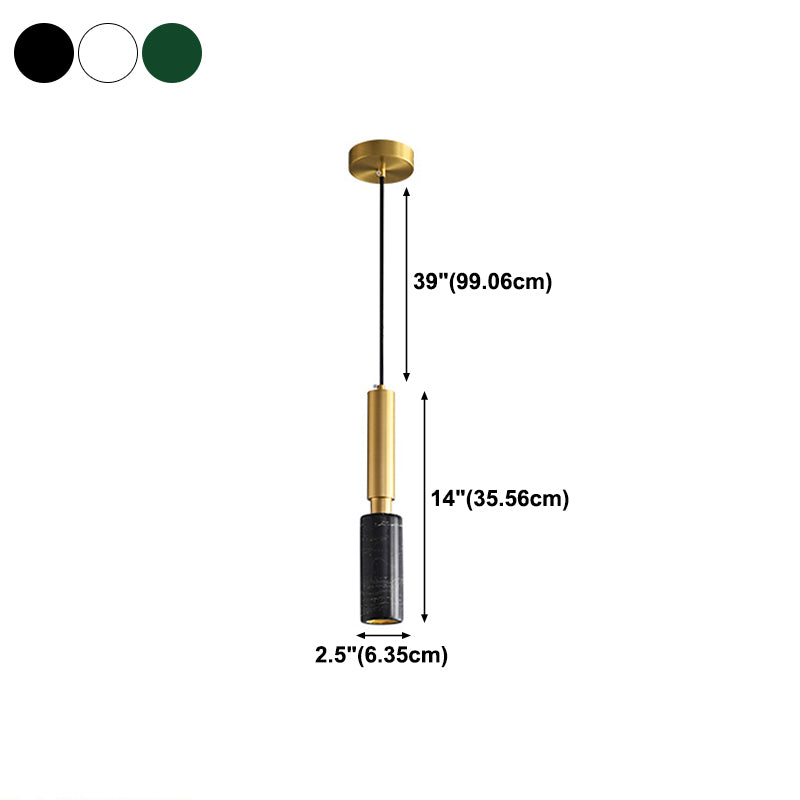 Plateau de luminaire en pierre simple style suspendu suspendu