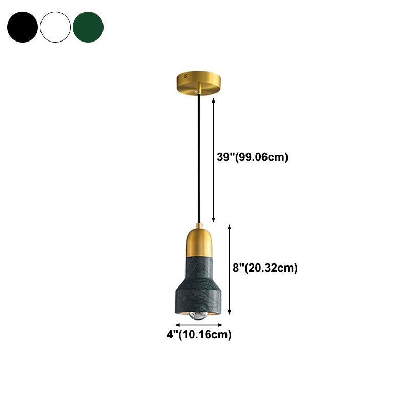 Plateau de luminaire en pierre simple style suspendu suspendu