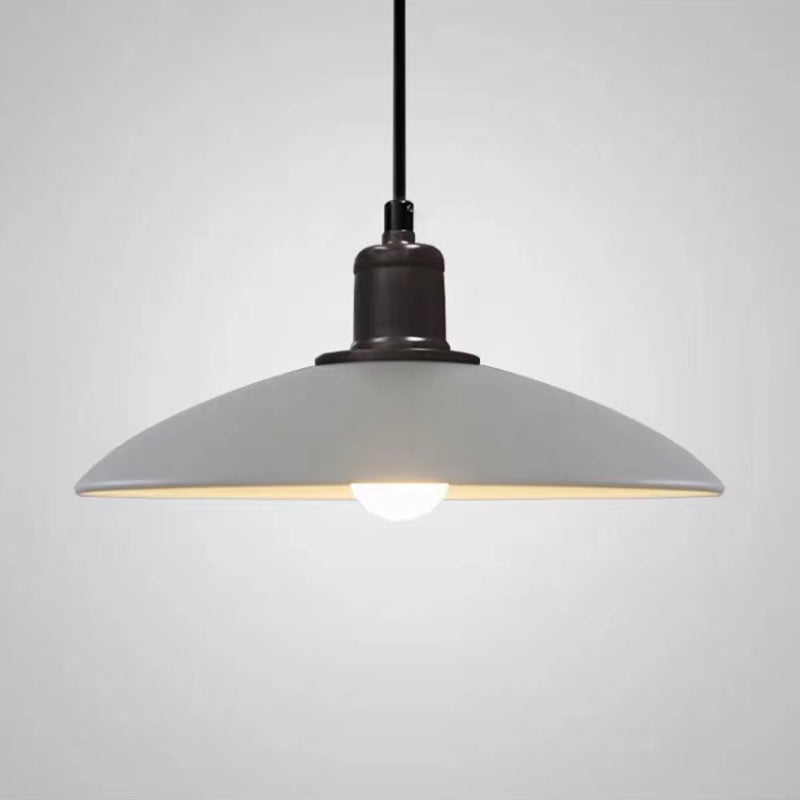 Light a sospensione a sospensione industriale ristorante in metallo a sospensione illuminazione