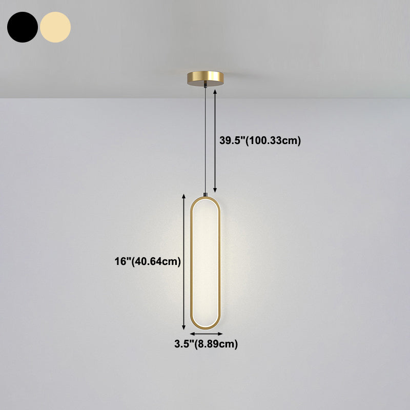 Hanging Light Fixture Nordic LED Hanging Pendant Light for Bedroom