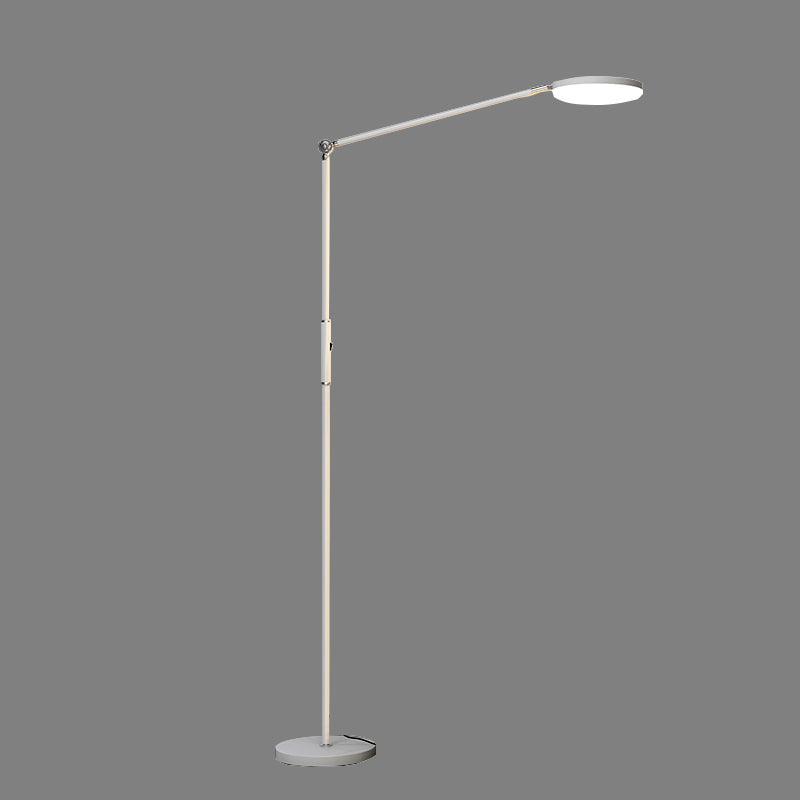 Metal Linear Shape Floor Lamp Modern Style 1 Light Floor Light