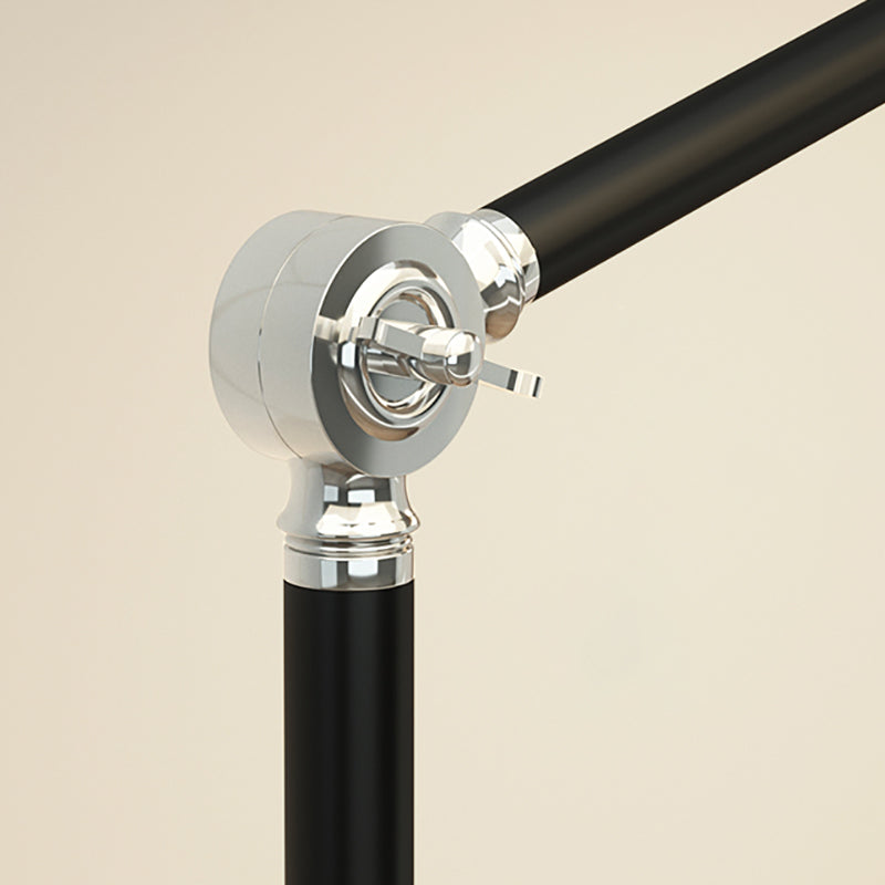 Metal Linear Shape Floor Lights Modern Style 1-Light Floor Mount Light