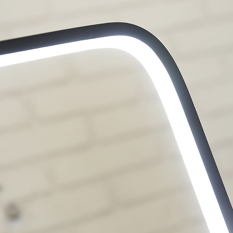 Metal Linear Shape Floor Lights Modern Style 1-Light Floor Mount Light