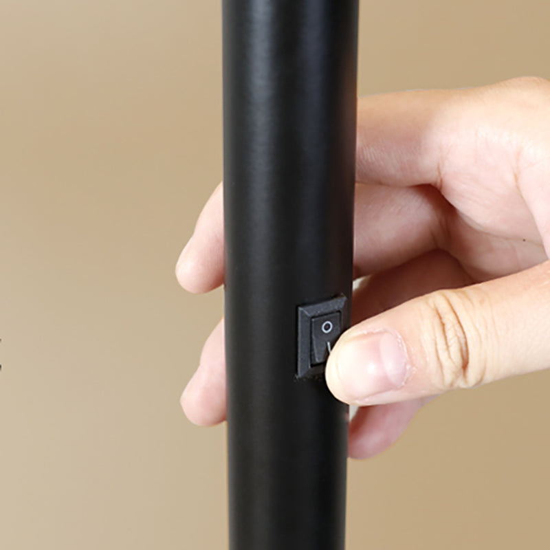 Linear Shape Metal Floor Lights Modern 1 Light Floor Mount Light